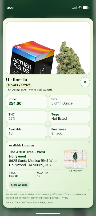 Local Leaf product details